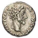 Roman Silver Denarius Marcus Aurelius (161-180 AD) XF (Random)