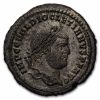 Roman Silvered Follis Emperor Diocletian (284-305 AD) AU