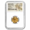 Rome AV Aureus Tiberius 14-37 AD Fine NGC (Tribute Penny)