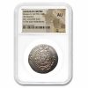 Sasanian Empire AR Drachm King Khusru II (591-628 AD) AU NGC