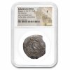 Sasanian Empire AR Drachm King Khusru II (591-628 AD) Fine NGC