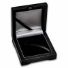 Single Coin Wood Presentation Box- Fits Up to 51 mm (Black Matte)