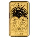 Solomon Islands 1/200 oz Gold Zodiac Ingot (Aries)