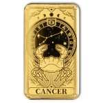 Solomon Islands 1/200 oz Gold Zodiac Ingot (Cancer)
