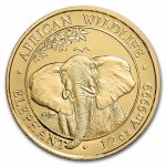 Somalia 1/2 oz Gold African Elephant BU (Random Year)