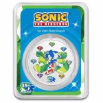 Sonic the Hedgehog 35th Anniversary 1 oz Silver Round (w/TEP)