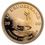 South Africa 1/2 oz Proof Gold Krugerrand (Random Year)