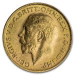 South Africa Gold Sovereign Large Bust George V (1925-1932) BU