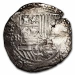Spanish Colonial Silver 8 Reales Cob Avg Circ
