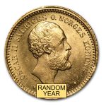 Sweden Gold 10 Kronor (Random) BU