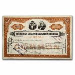 The Lehigh Coal and Navigation Company Stock Certificate (Orange)