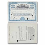 The Western Pacific Railroad Company Stock Certificate