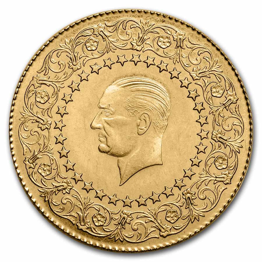 Turkey Gold 100 Atatürk Kurush Monnaie de Luxe (Random) BU