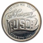 U.S. Mint $1 Silver Commem BU/Proof (ASW .7734 oz, Capsule Only)
