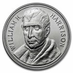 U.S. Mint Silver William Henry Harrison Presidential Medal