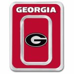 University of Georgia 1 oz Silver Colorized Bar (in TEP)