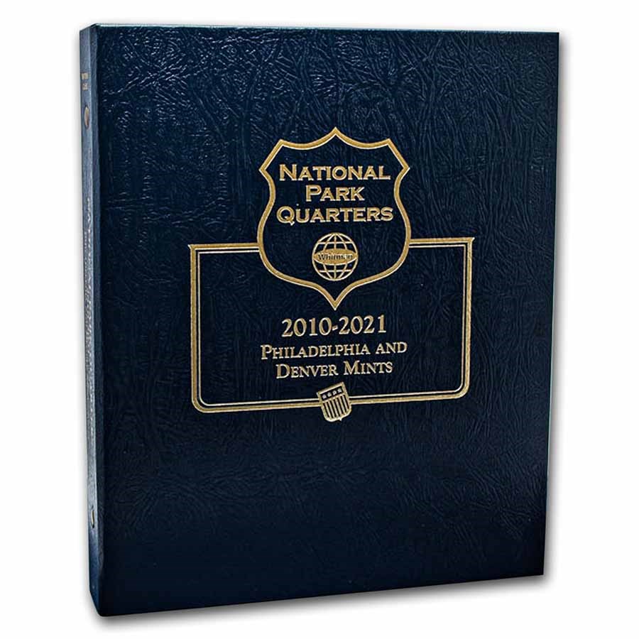 Whitman Coin Album #3057 - National Park Quarters - 2010-2021 P&D