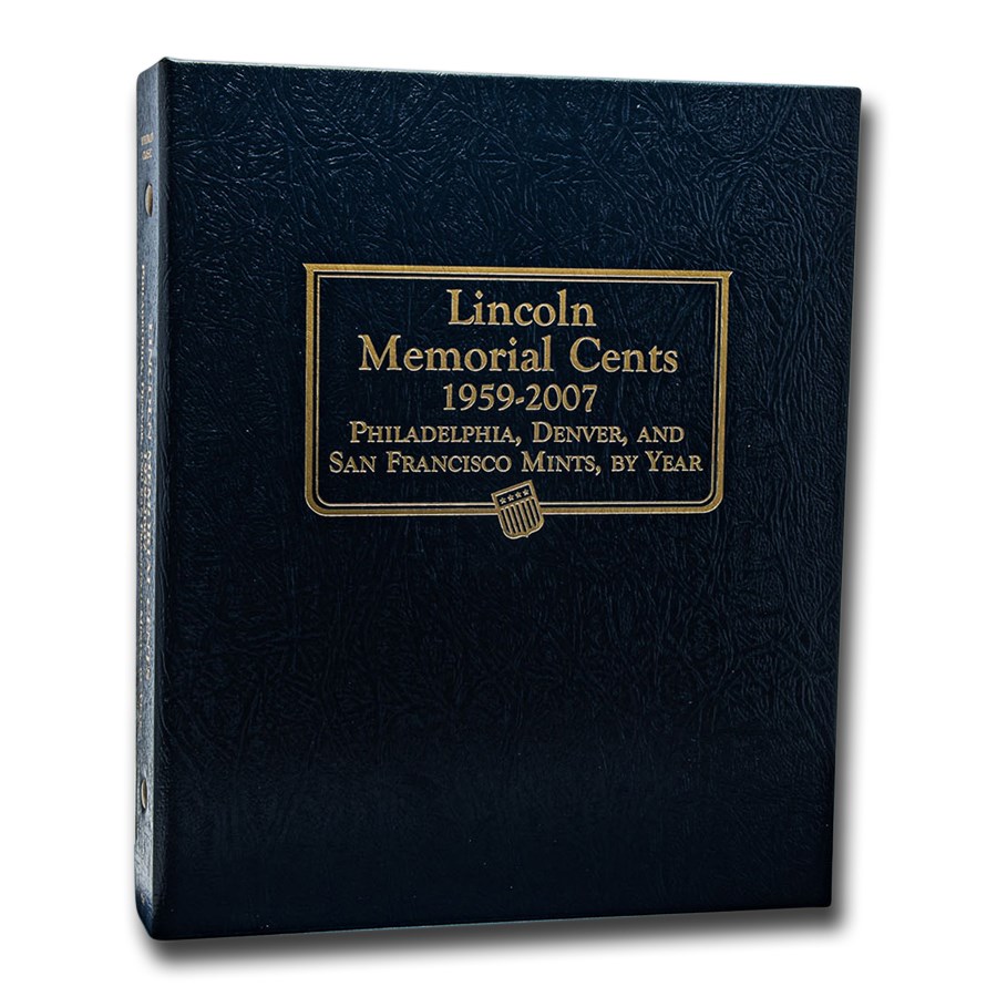 Whitman Coin Album #9141 - Lincoln Memorial Cents 1959-2007