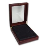 Wooden Box Glass-Top Presentation Box - Large Slab (NGC)