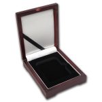 Wooden Slab Storage Box - Single Slab (Dark Mahogany)