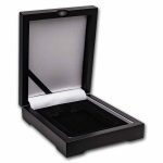 Wooden Slab Storage Box - Single Slab (Matte Black)